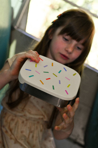 Boîte à Lunch en Acier Inoxydable avec compartiments pour enfants
confettis
