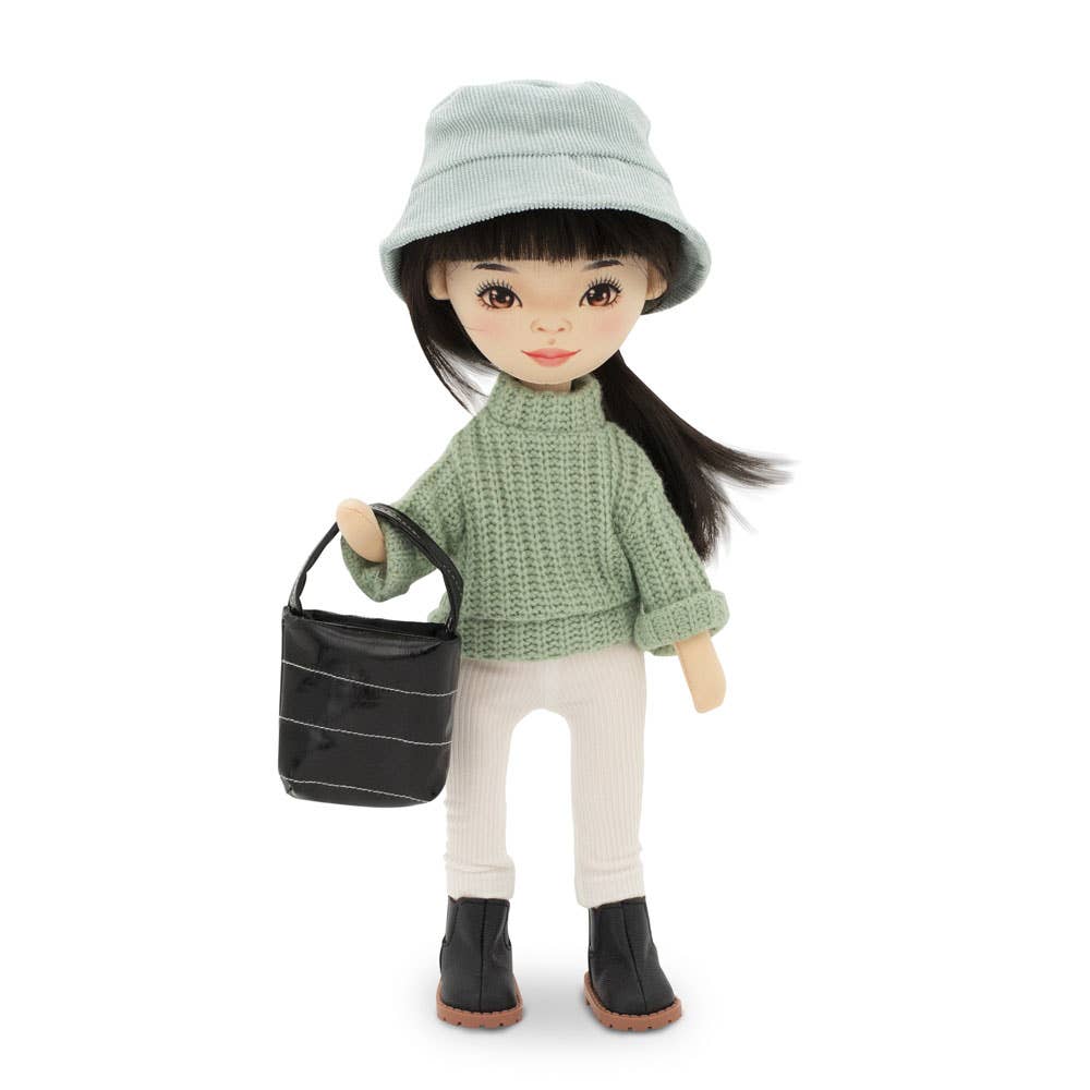 Poupée Lilu avec pull vert 32 cm