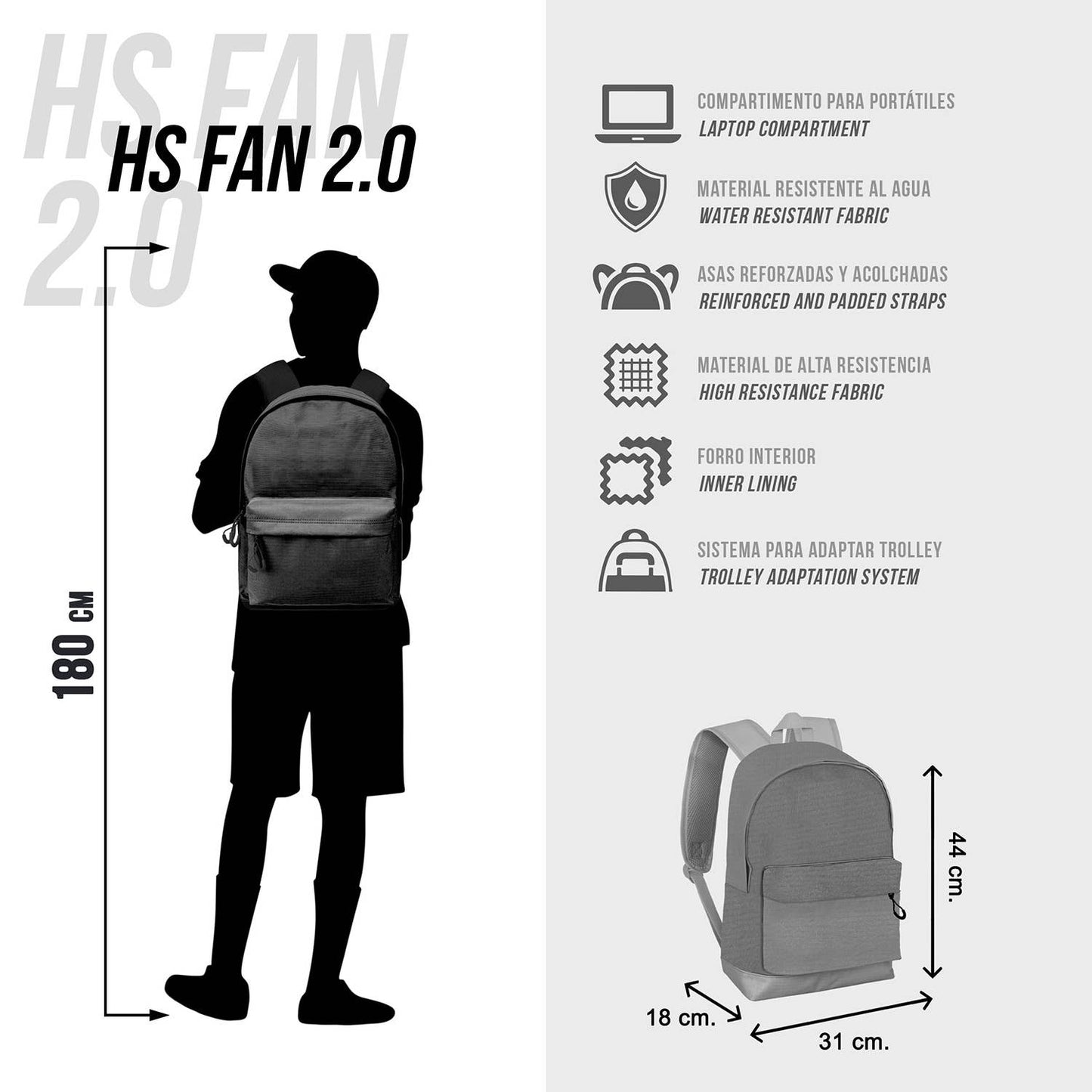 Sac à dos HS FAN 2.2 Oh My Pop!- Blooming