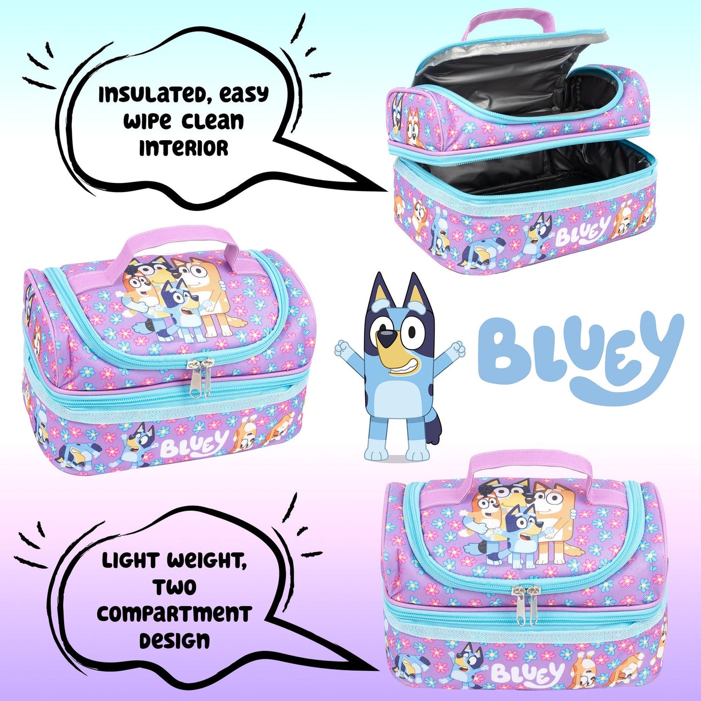 Sac repas – Bluey Multi