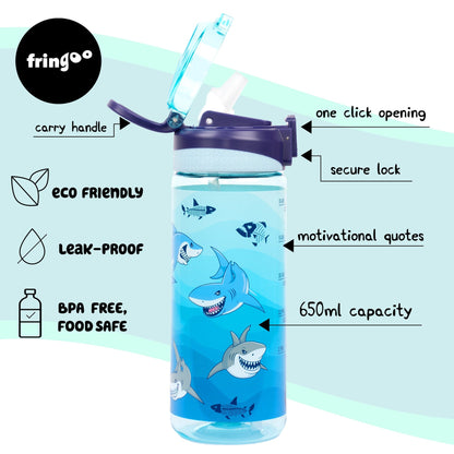 Straw Bottle – Shark World
