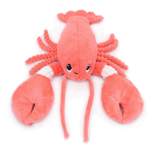 Peluche Ptipotos Maman et Bébé Homard - Corail