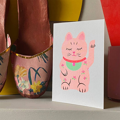 Carte Riso - Chat Chanceux