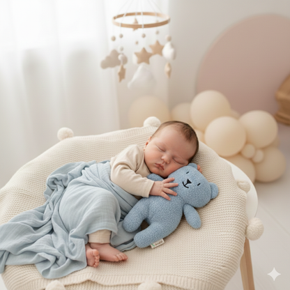 Peluche Ours Teddy - Bleu