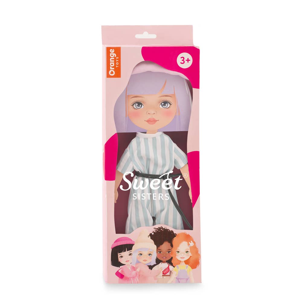 Ensemble de vêtements : combinaison rayée de 28 cm