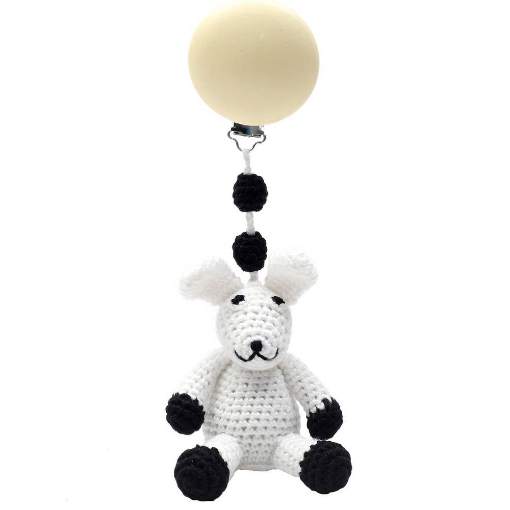 Accroche Poussette Lapin - Blanc