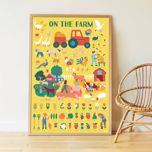 Ferme - Poster en stickers  - Discovery 3+