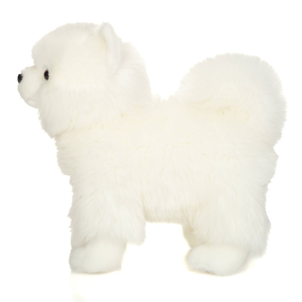 Peluche Spitz Blanc Debout – 35 cm - Teddy Hermann