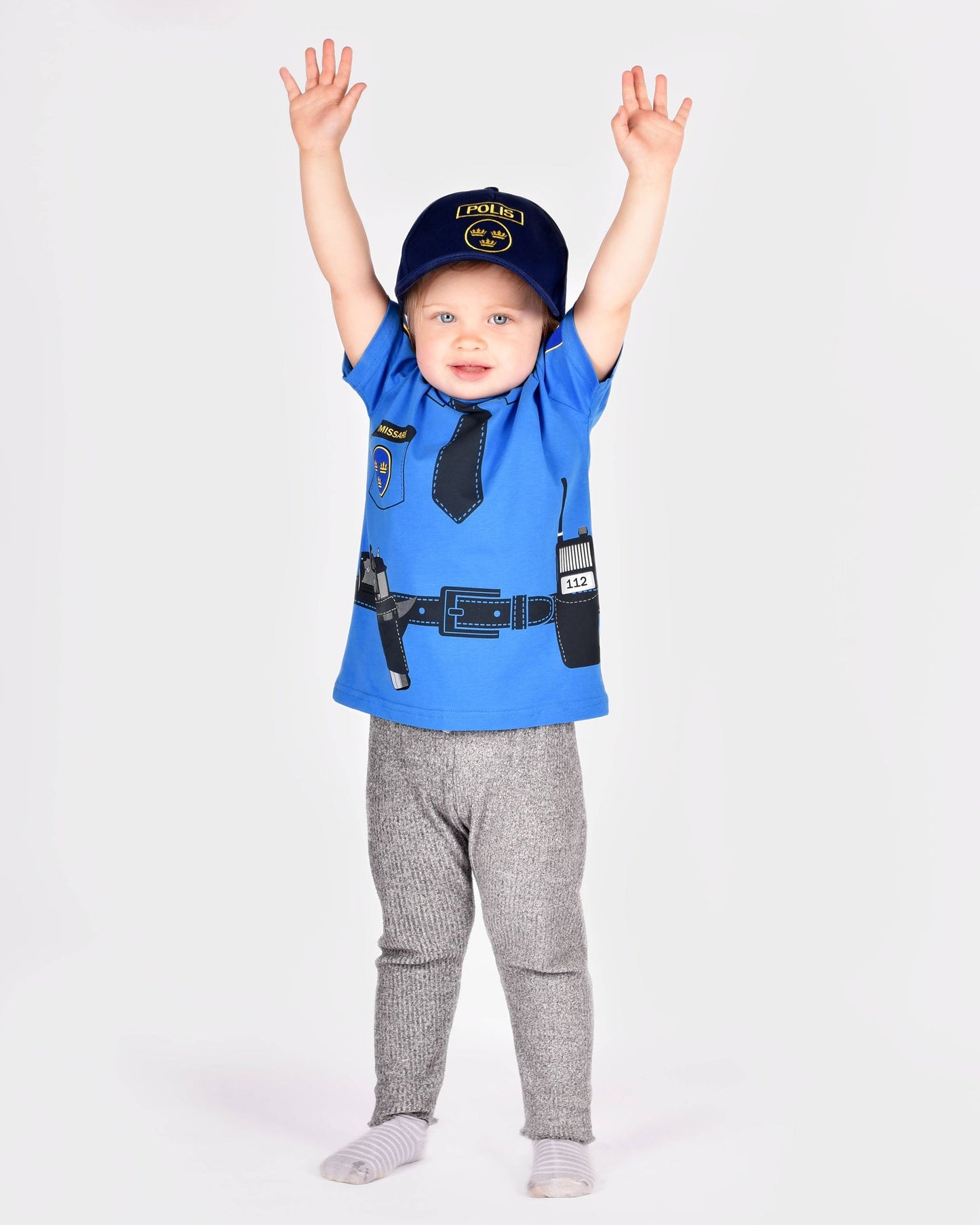 T-shirt Police en coton biologique 98-104 cl 2-4 ans