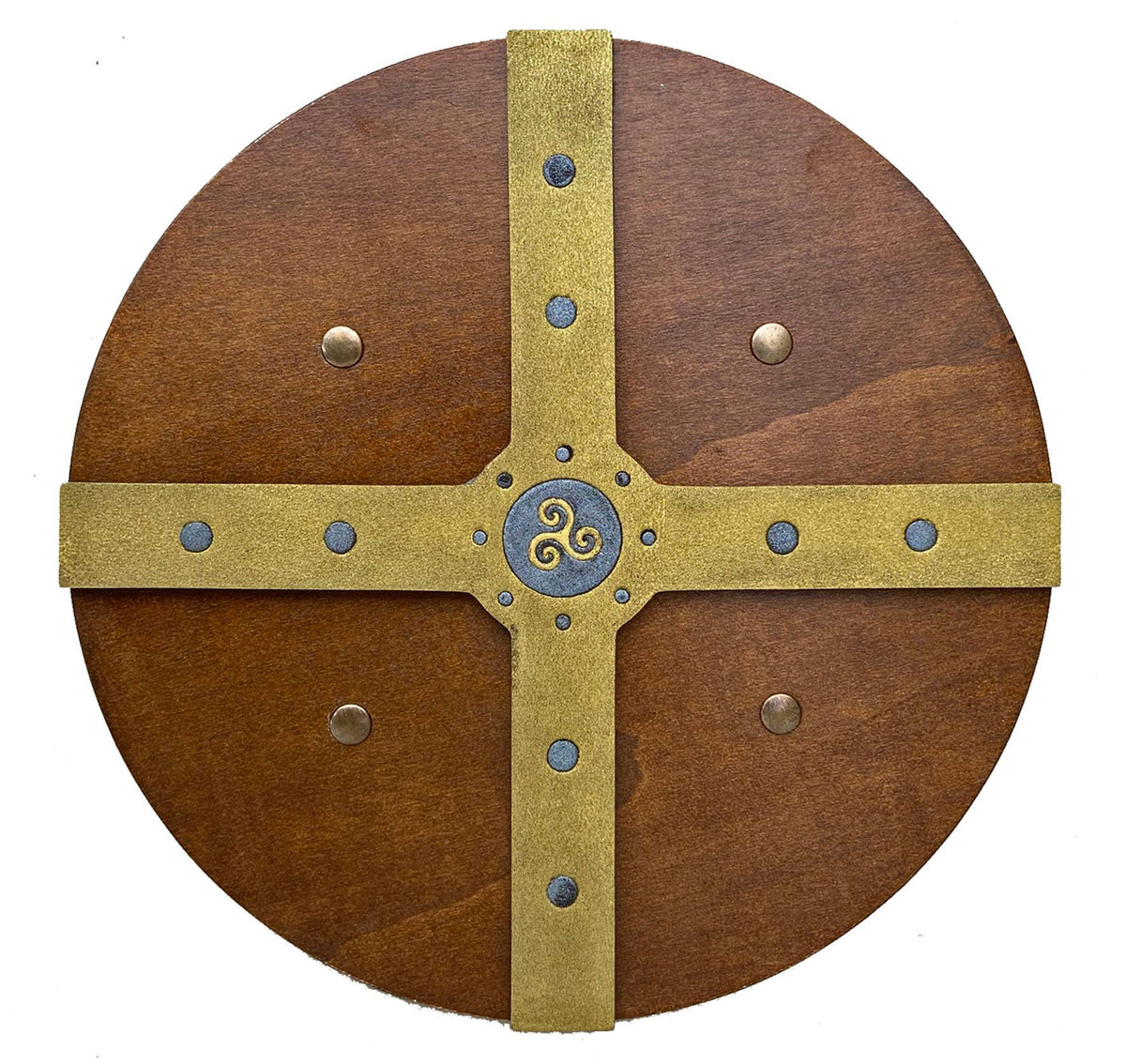 BOUCLIER HISTORIQUE VIKING TRISKEL L - KALID MEDIEVAL