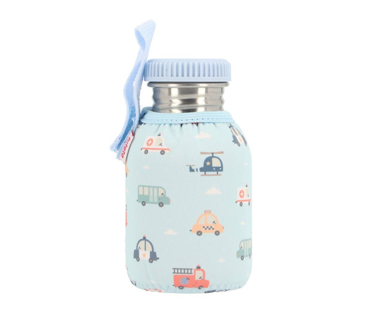 Bouteille en Acier avec Housse City Cars 350ml