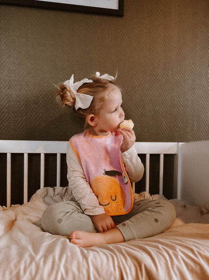 Frottee-Bib Mandy Mandarin