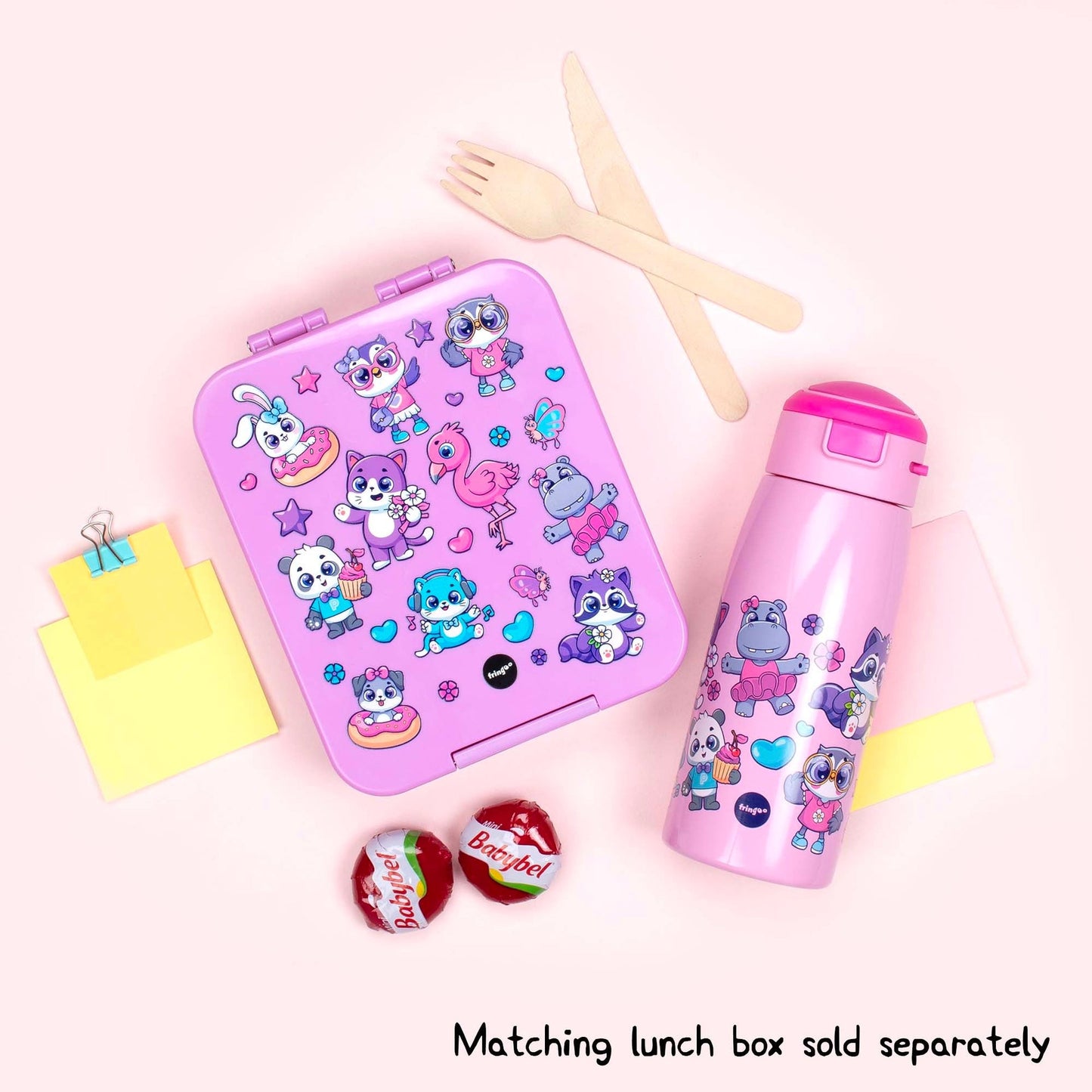 Gourde en acier inoxydable 350ml -Cute Animals
