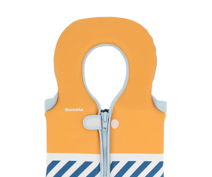 Gilet flottant d'apprentissage Rayures bleues 1-2 ans