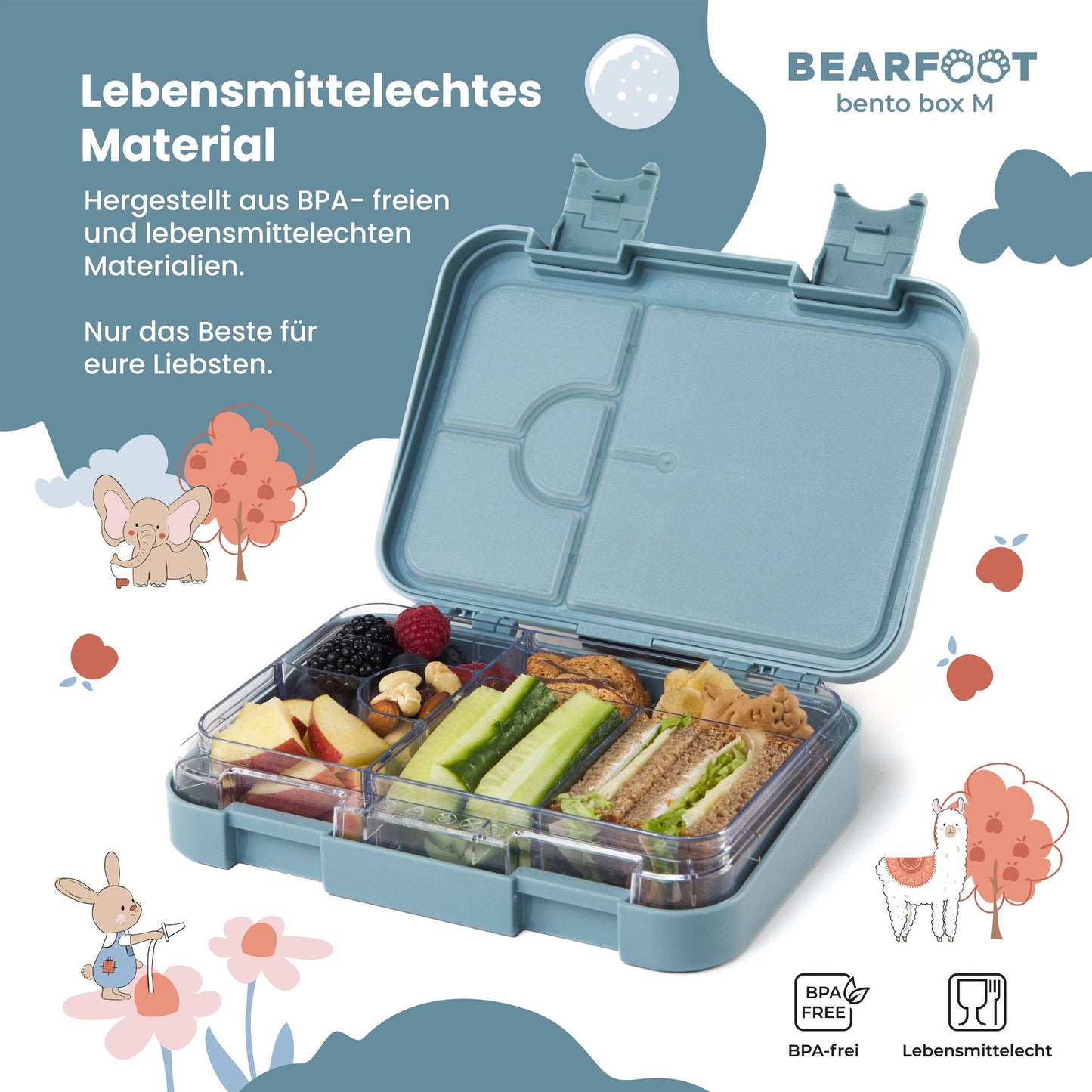 Boîte à lunch Enfants avec compartiments - excavatrice