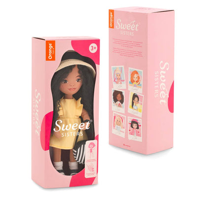 Poupée Tina avec robe jaune 32 cm