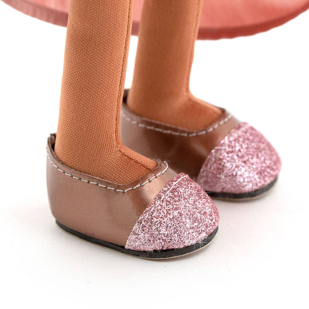 Poupée Tina en robe rose à sequins - 32 cm