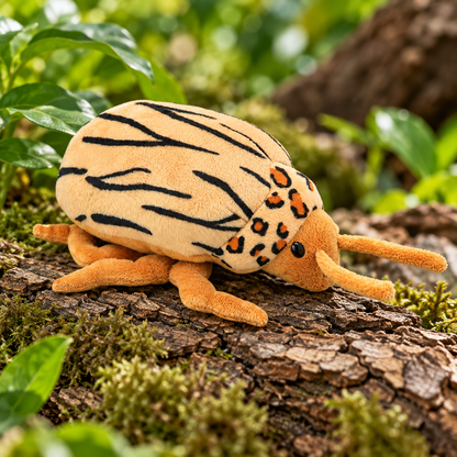 Coccinelle en peluche réaliste All About Nature
