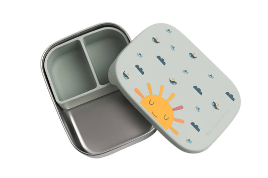 Boîte à Lunch en Acier Inoxydable avec compartiments pour enfants Origami