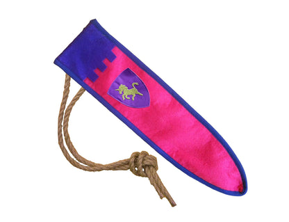 Épée en mousse rose Softik avec étui licorne