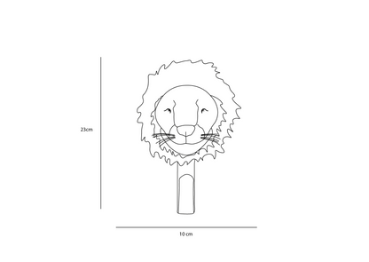 Porte-manteau Peluche Lion - Wild & Soft
