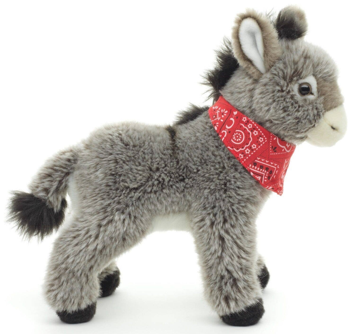 Peluche Âne avec Écharpe, Debout