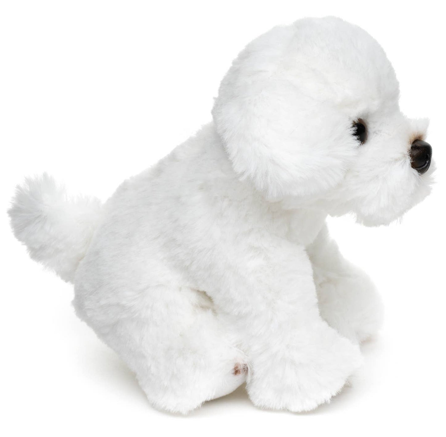 Peluche bichon maltais assis Uni Toys