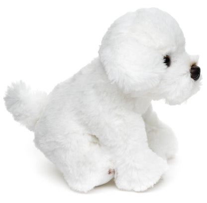 Peluche bichon maltais assis Uni Toys