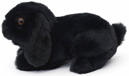 Peluche Lapin Bélier, couché (noir)