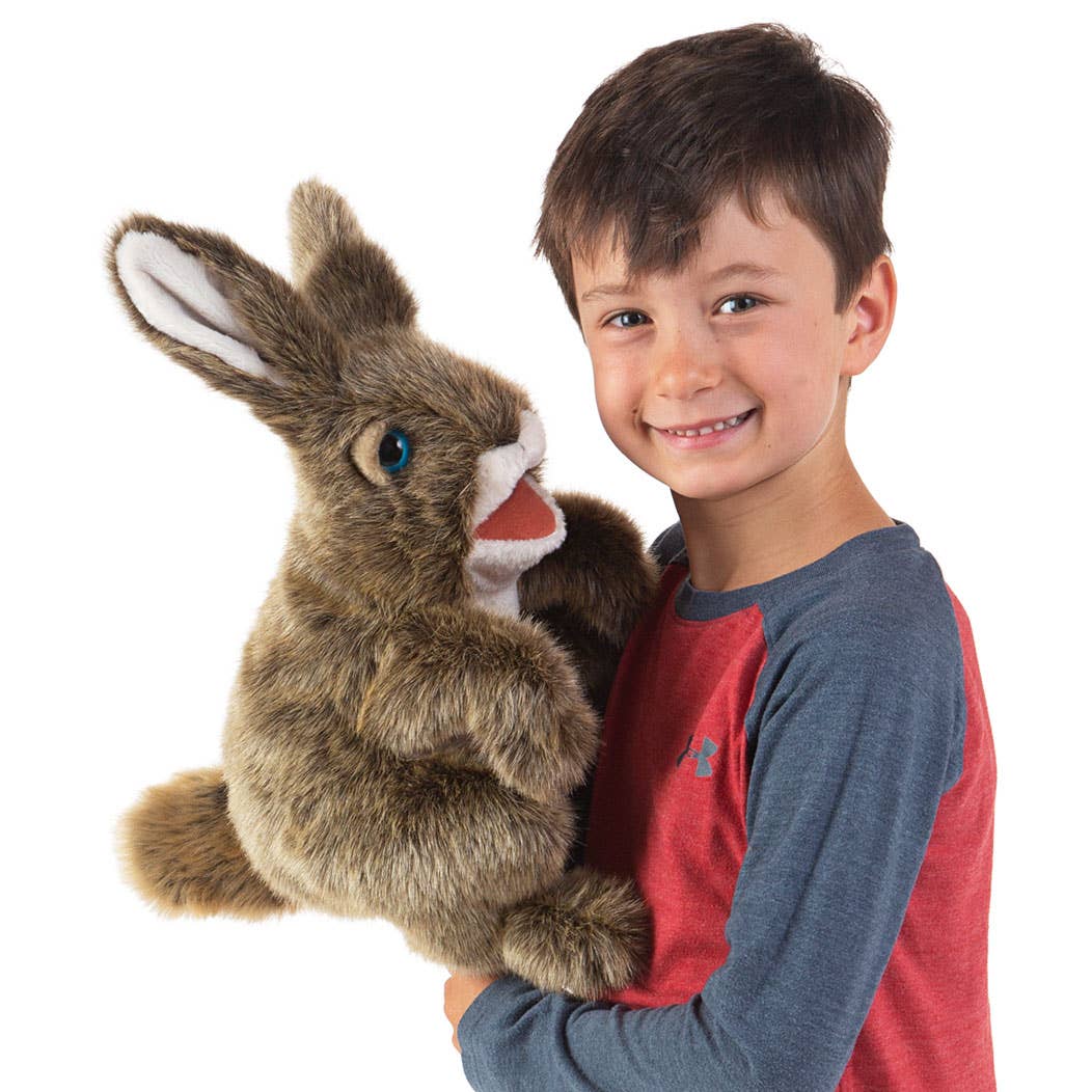 Marionnette à main Hase3164/Lièvre Folkmanis réaliste