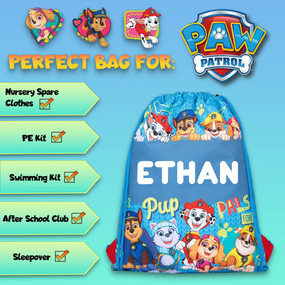 Pat’ Patrouille Sac à cordon for enfant