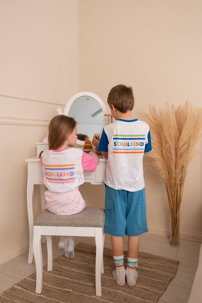 T-shirt Schulkind bleu – vue produit 6
