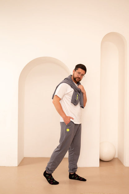 Pantalon gris unisexe – vue produit 2