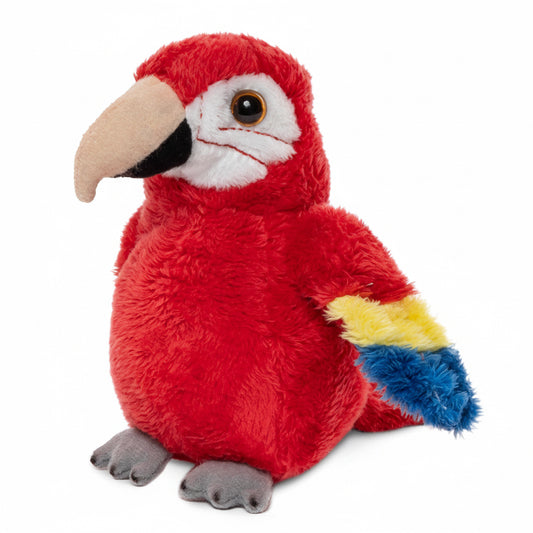 Peluche perroquet (rouge)