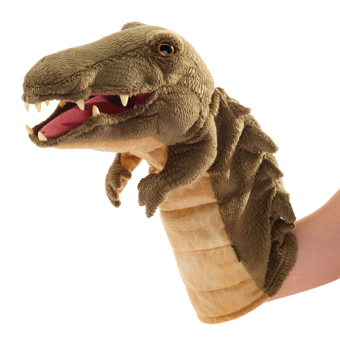 Marionnette à main Marionnette Crocodile Stage 3233, marionnette à main Folkmanis pour théâtre de marionnettes Folkmanis réaliste