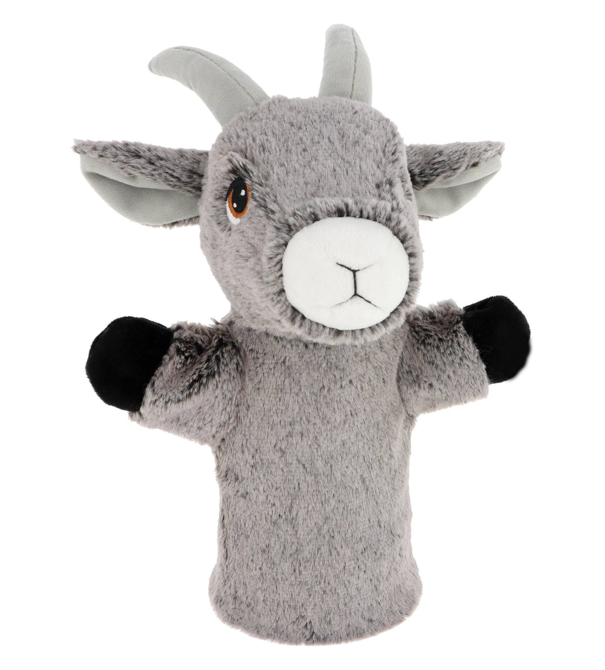 Marionnette chèvre grise Keeleco 27 cm