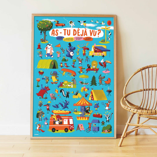 Poster éducatif les drôles d'animaux