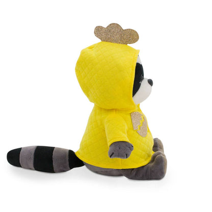 Daisy le raton laveur en peluche : poussin - 20 cm - 0+
