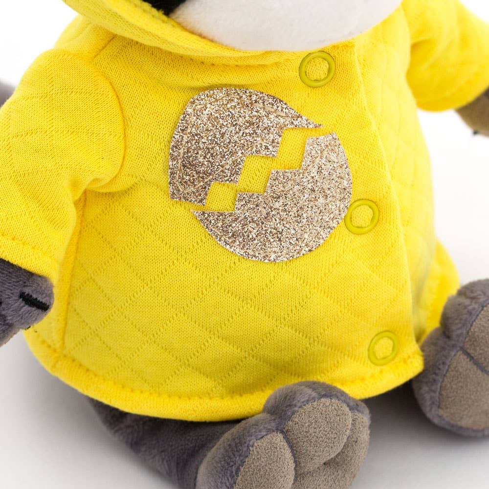 Daisy le raton laveur en peluche : poussin - 20 cm - 0+