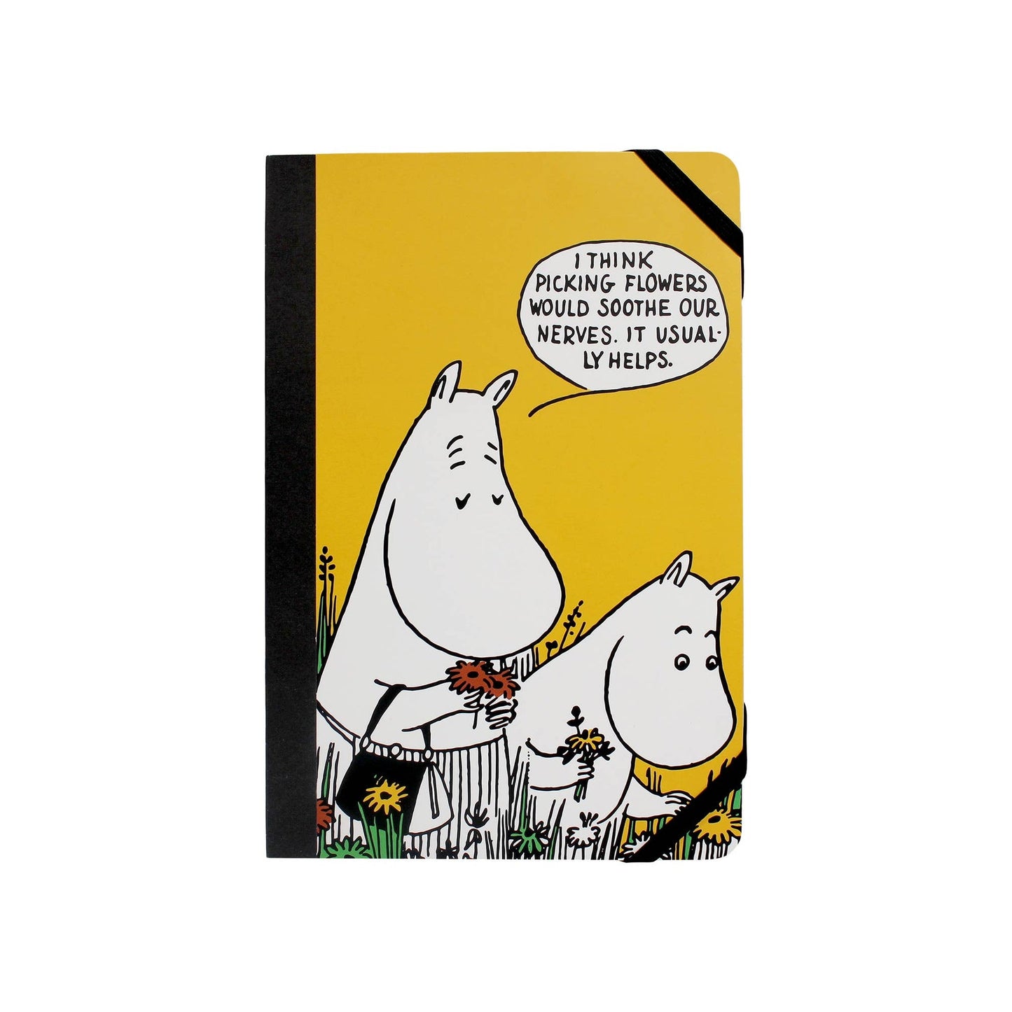 Carnet Moomin - Picking Flowers jaune