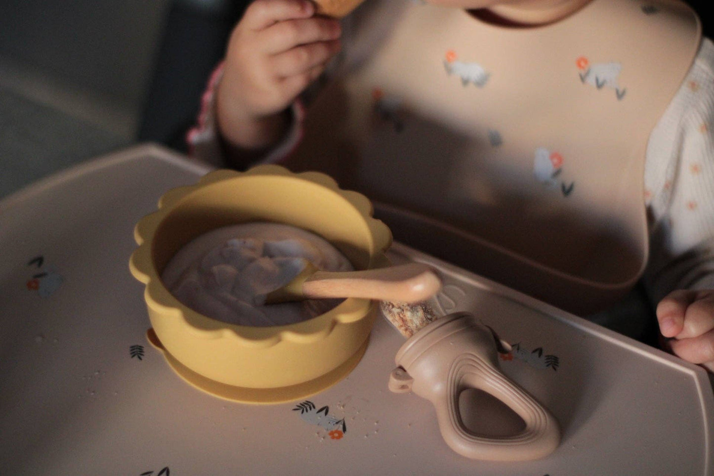 Set de table en silicone Chats - crème