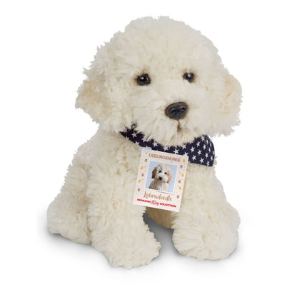 Peluche Labradoodle assis