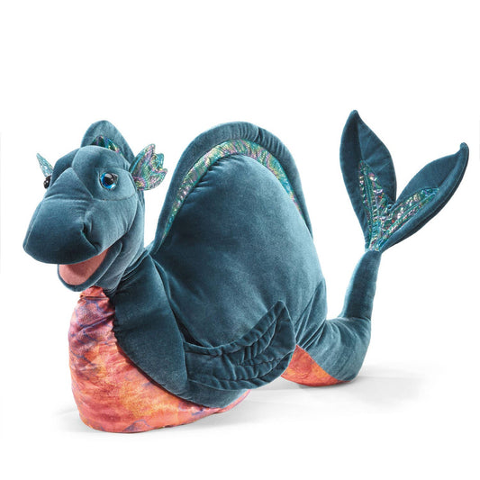 Marionnette à main Monstre du Loch Ness/Nessie 3219 Folkmanis réaliste