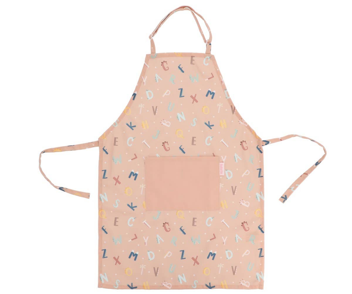Ensemble tablier et manique Lettres de l’Alphabet Rigolotes