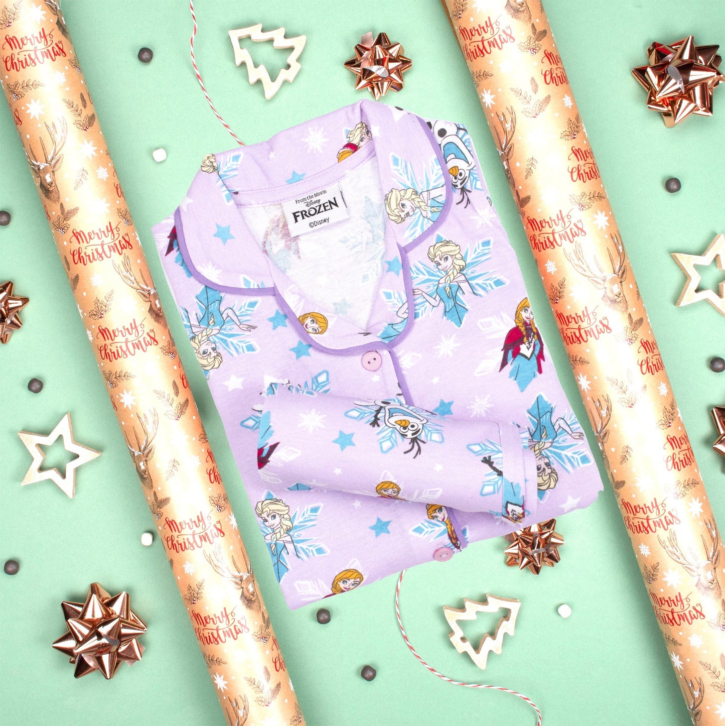 La Reine des Neiges Pyjama with Buttons