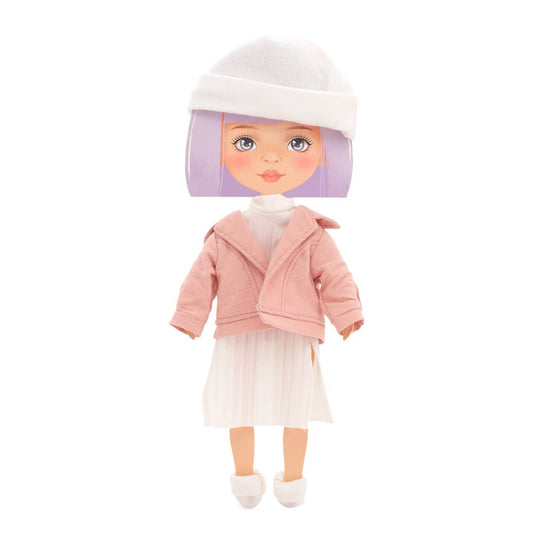 Ensemble vestimentaire : veste rose 28 cm