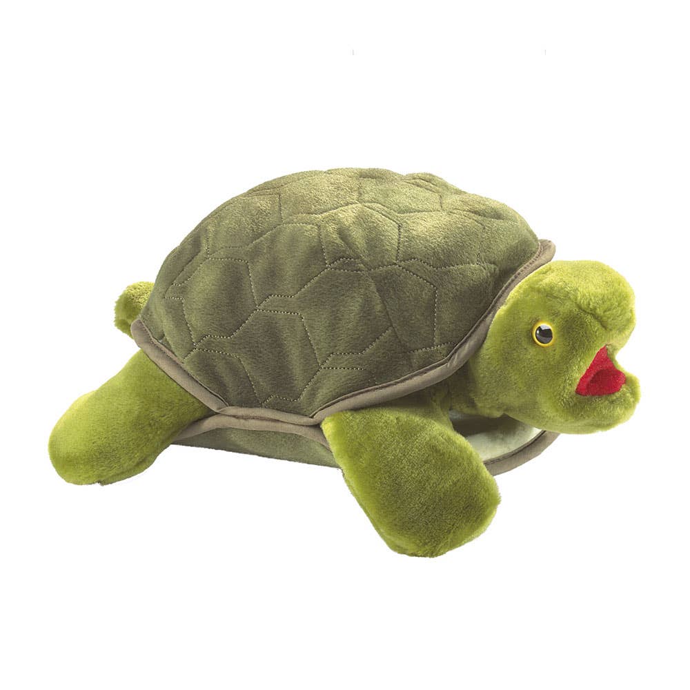 Marionnette à main Tortue/Tortue 2021 Folkmanis réaliste