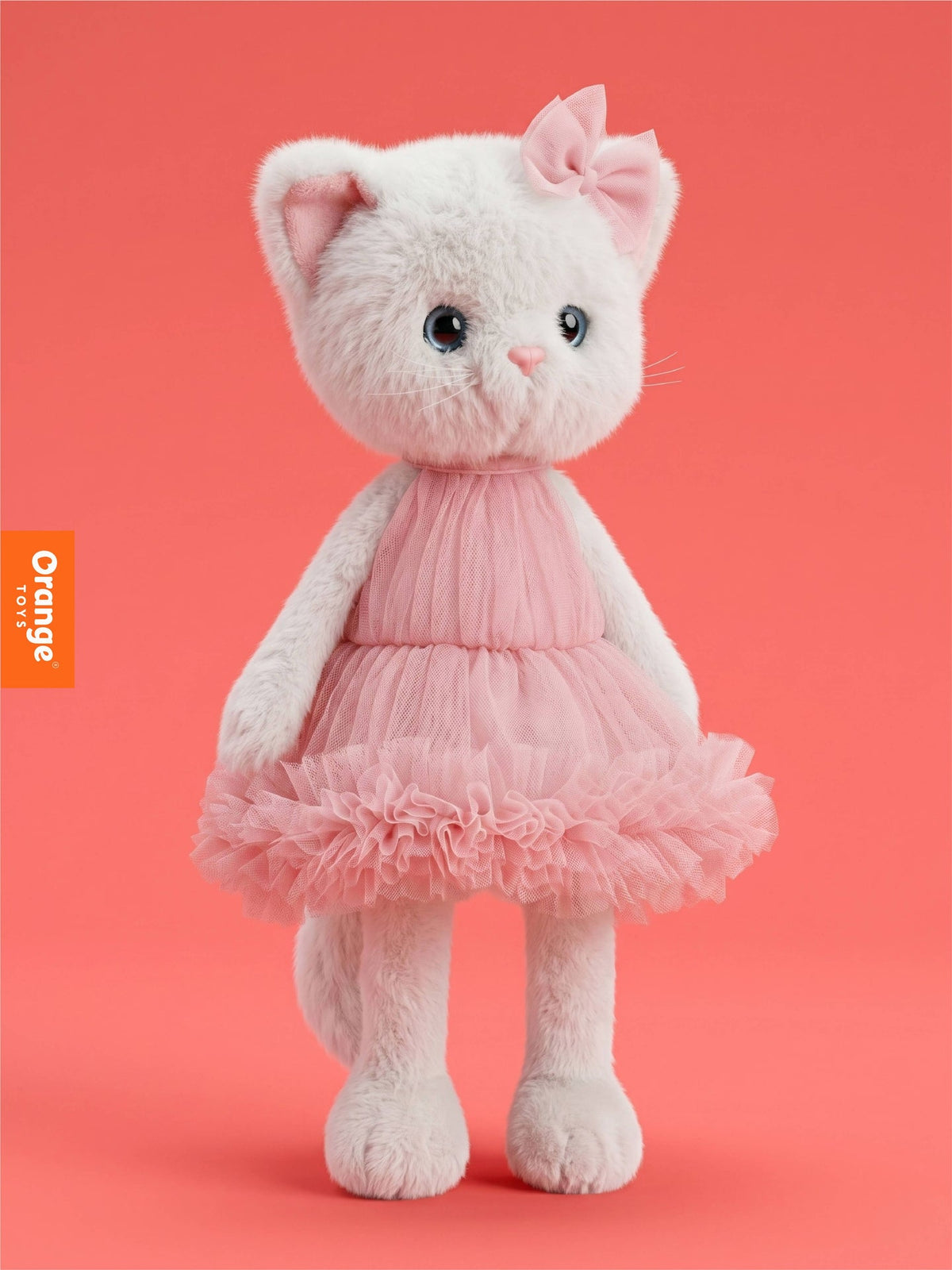 Peluche, Lucky Kitty, Lucky Sophie : Barbe à papa 38 cm 3 ans+