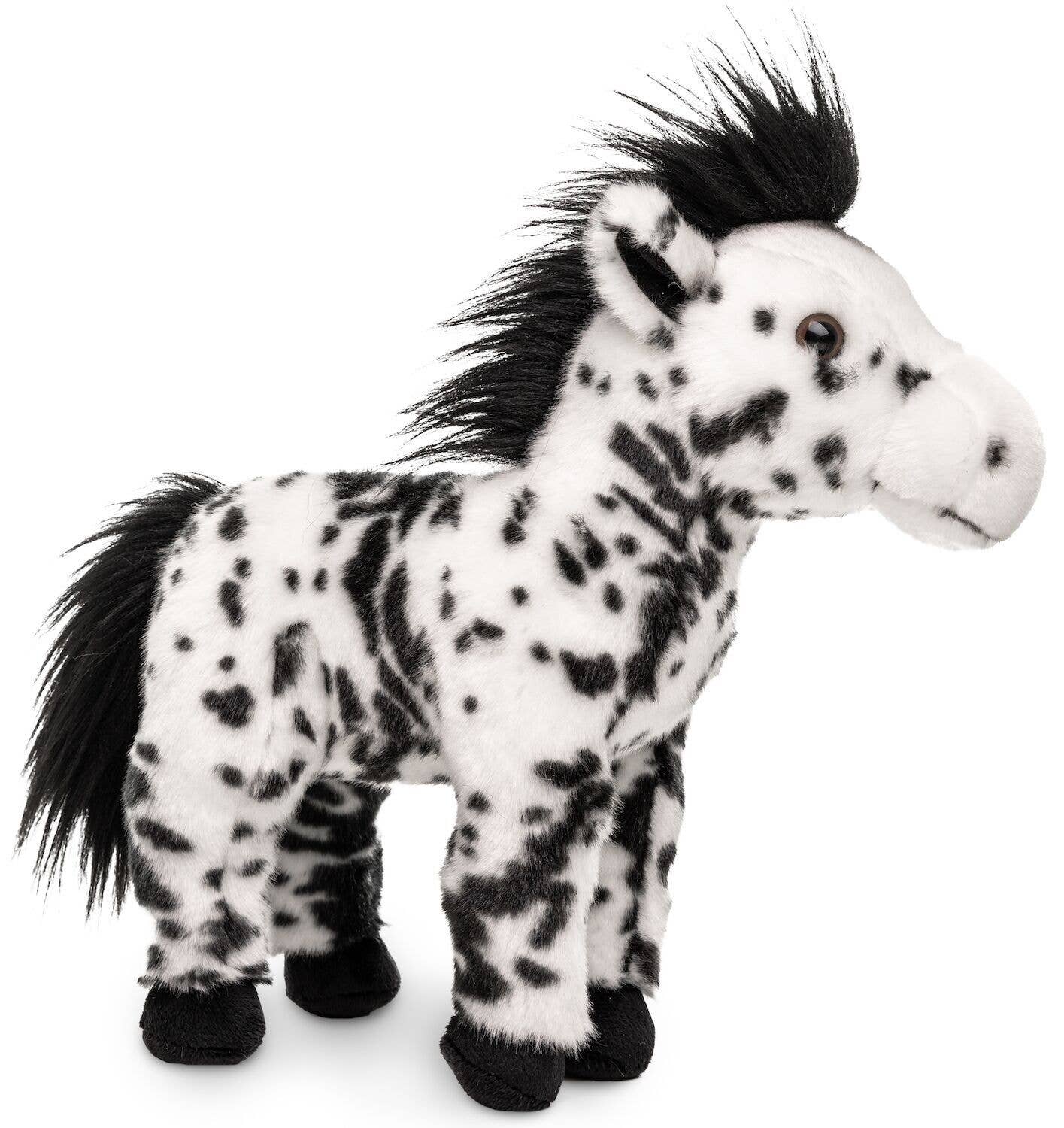 Peluche Cheval à pois noirs, debout