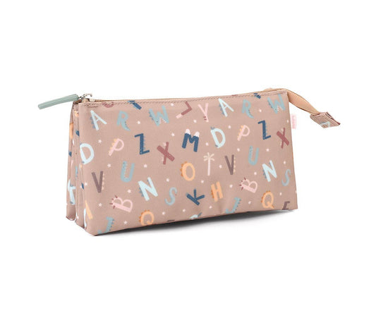 Trousse 3 Compartiments Lettres de l'Alphabet Rigolotes